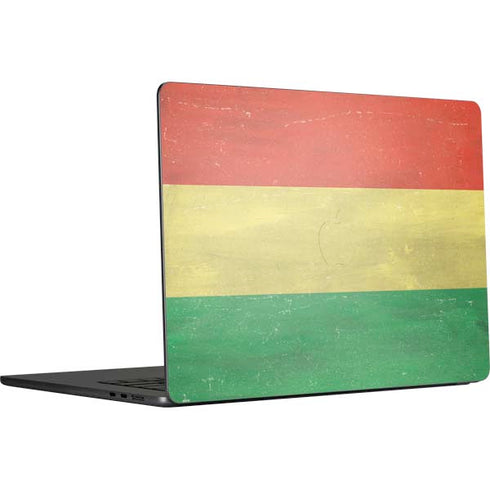 Bolivia Flag Distressed MacBook Air 15 in (2023) Skin